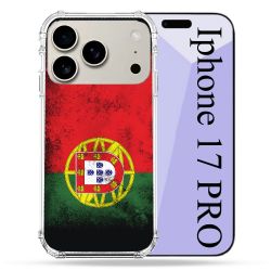 Coque Renforcée Magsafe Pour Iphone 17 Pro Voyage Portugal Drapeau
