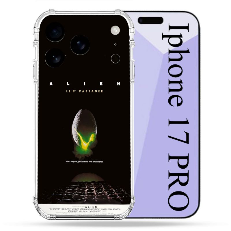 Coque Renforcée Pour Iphone 17 Pro Alien Affiche