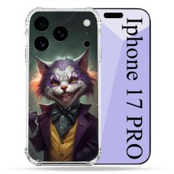 Coque Renforcée Pour Iphone 17 Pro Animal Chat Joker