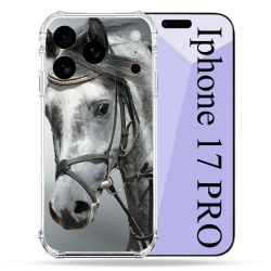 Coque Renforcée Pour Iphone 17 Pro Animal Cheval Blanc