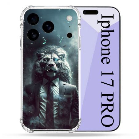 Coque Renforcée Pour Iphone 17 Pro Animal Lion Business
