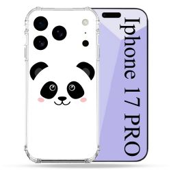Coque Renforcée Pour Iphone 17 Pro Animal Panda Blanc