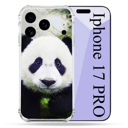 Coque Renforcée Pour Iphone 17 Pro Animal Panda Color