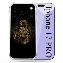 Coque Renforcée Pour Iphone 17 Pro Animal Scorpion Fresque