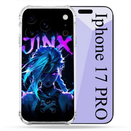 Coque Renforcée Pour Iphone 17 Pro Arcane Jinx Night