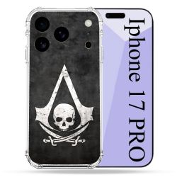 Coque Renforcée Pour Iphone 17 Pro Assassin Creed Tete Mort