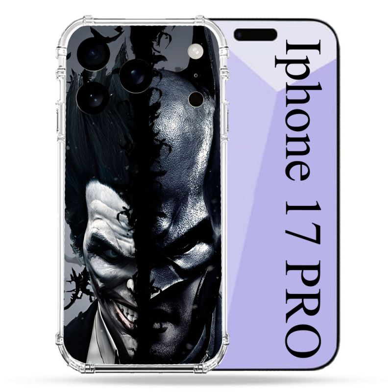 Coque Renforcée Pour Iphone 17 Pro Batman Joker