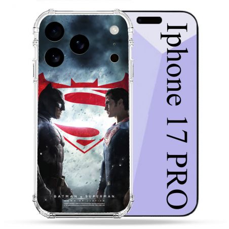 Coque Renforcée Pour Iphone 17 Pro Batman VS Superman