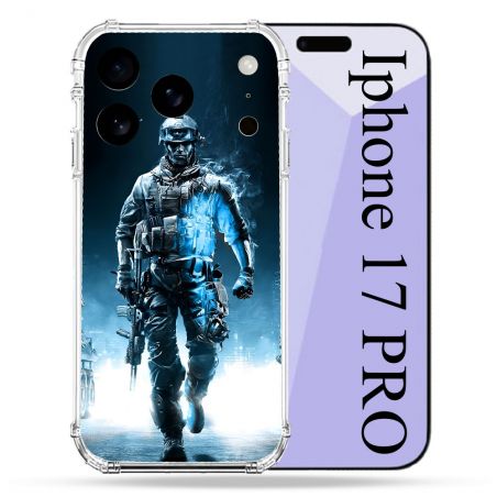 Coque Renforcée Pour Iphone 17 Pro Call Of Duty Guerrier