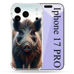 Coque Renforcée Pour Iphone 17 Pro Chasse Sanglier Attaque