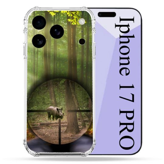 Coque Renforcée Pour Iphone 17 Pro Chasse Sanglier Viseur