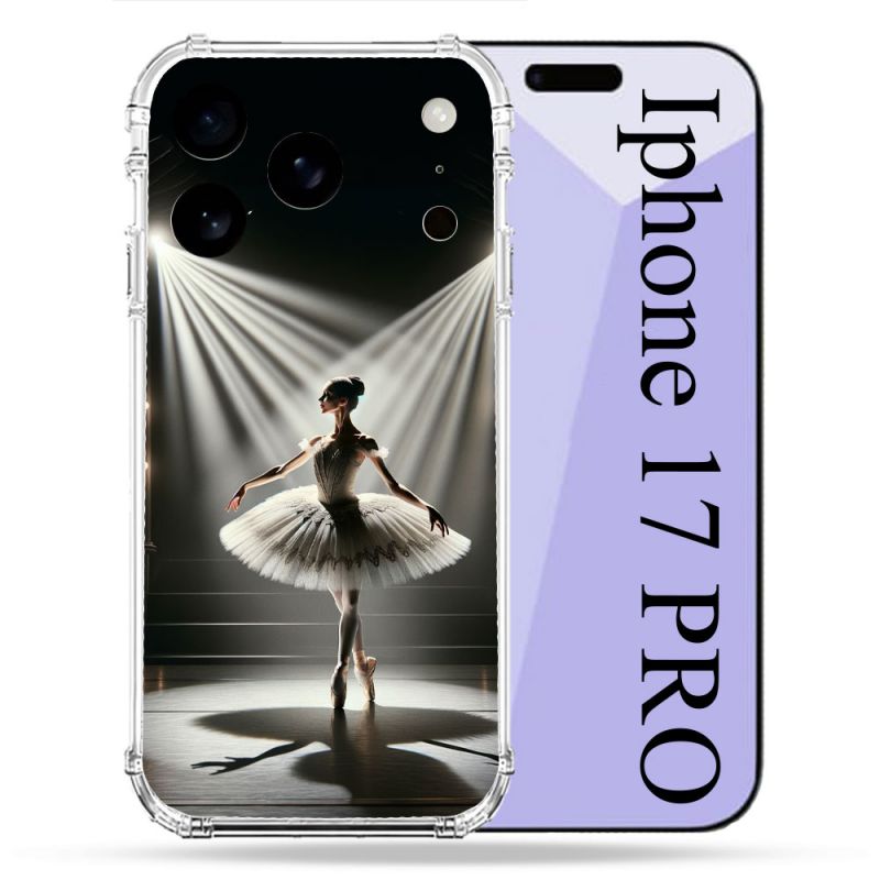 Coque Renforcée Pour Iphone 17 Pro Danseuse Lumière