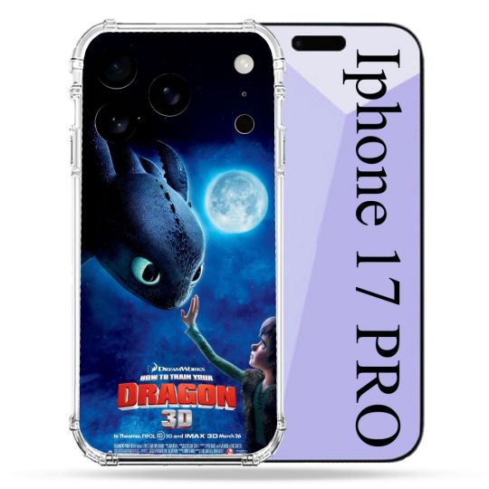 Coque Renforcée Pour Iphone 17 Pro Dragons Affiche