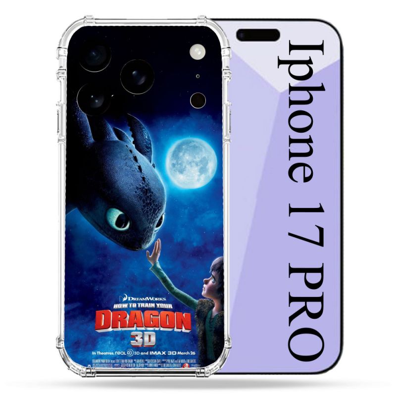 Coque Renforcée Pour Iphone 17 Pro Dragons Affiche