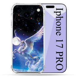 Coque Renforcée Pour Iphone 17 Pro Fantastique Licorne Céleste