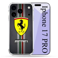 Coque Renforcée Pour Iphone 17 Pro Ferrari Carbone