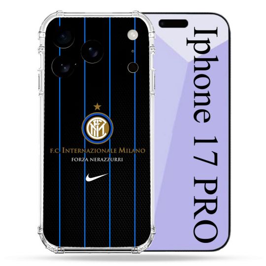 Coque Renforcée Pour Iphone 17 Pro Foot Inter Milan