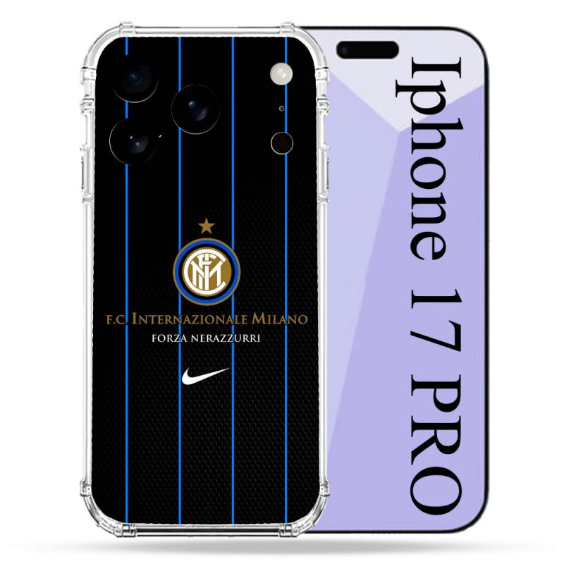 Coque Renforcée Pour Iphone 17 Pro Foot Inter Milan