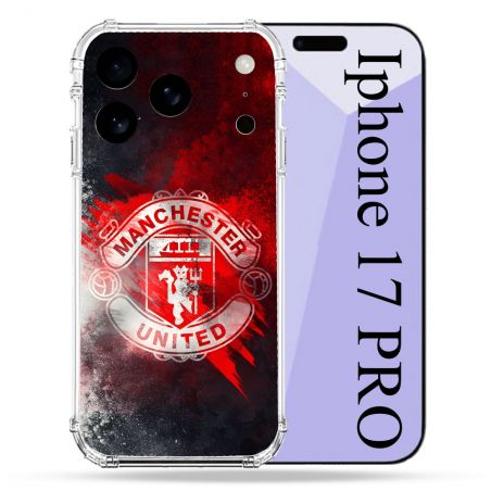 Coque Renforcée Pour Iphone 17 Pro Foot Manchester United