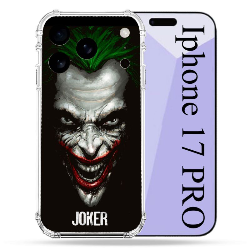Coque Renforcée Pour Iphone 17 Pro Joker Noir