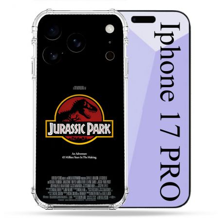 Coque Renforcée Pour Iphone 17 Pro Jurassic Park Affiche