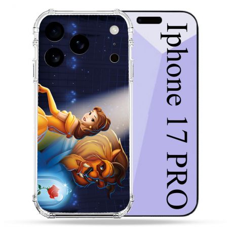 Coque Renforcée Pour Iphone 17 Pro La Belle et La Bête