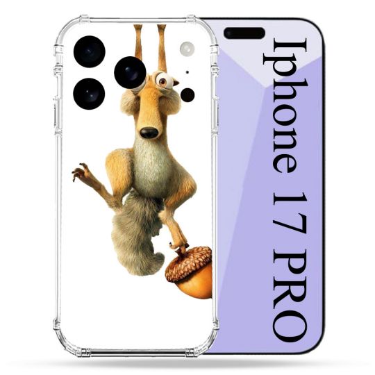 Coque Renforcée Pour Iphone 17 Pro L'âge de Glace Scratch Suspendu