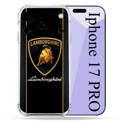 Coque Renforcée Pour Iphone 17 Pro Lamborghini Carbone