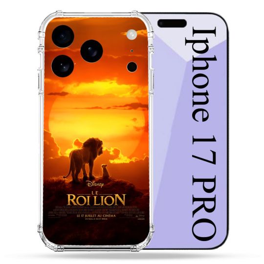 Coque Renforcée Pour Iphone 17 Pro Le Roi Lion Affiche