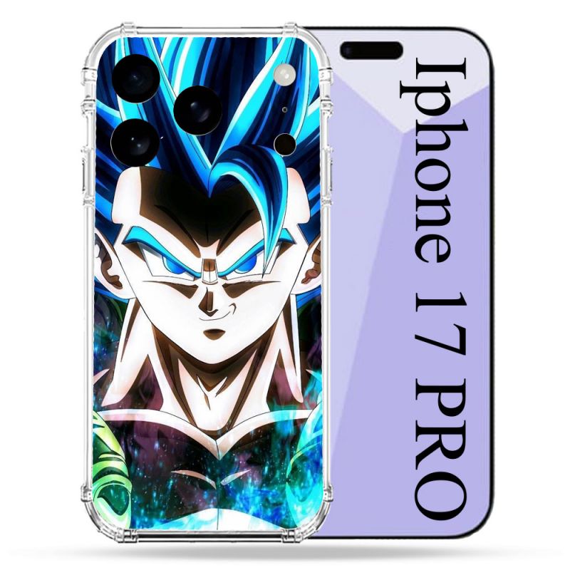 Coque Renforcée Pour Iphone 17 Pro Manga Dragon Ball Gogeta Visage