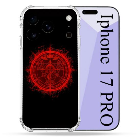 Coque Renforcée Pour Iphone 17 Pro Manga Fullmetal Alchemist Logo