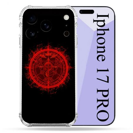 Coque Renforcée Pour Iphone 17 Pro Manga Fullmetal Alchemist Logo