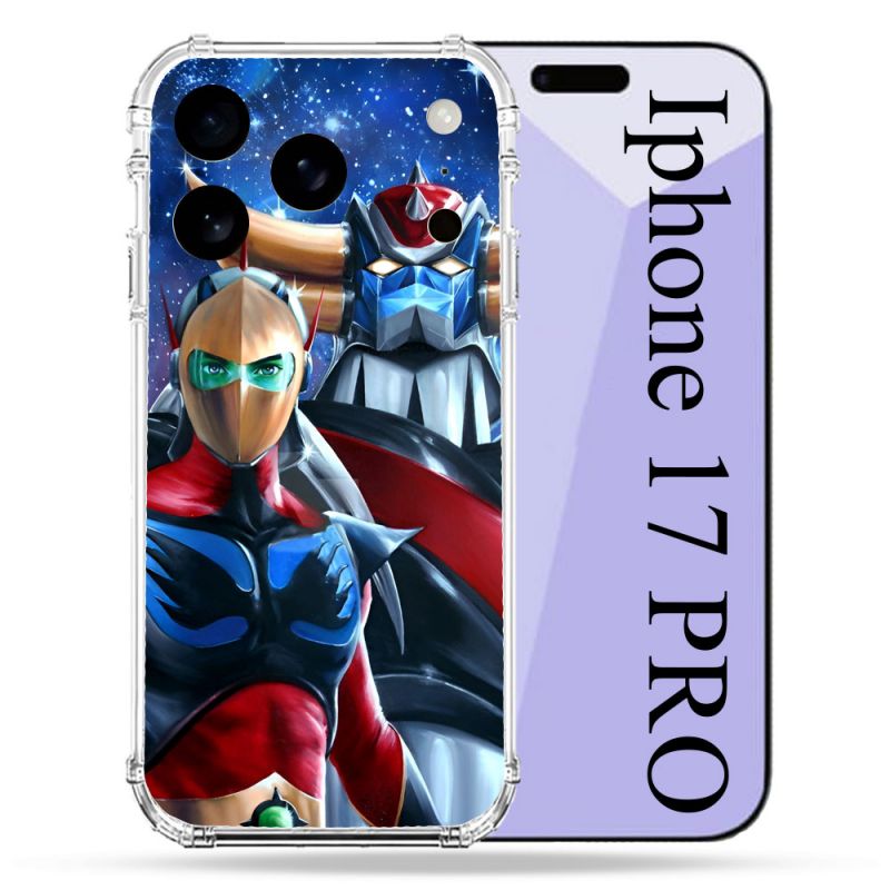 Coque Renforcée Pour Iphone 17 Pro Manga Goldorak