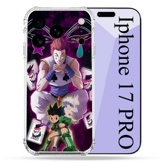 Coque Renforcée Pour Iphone 17 Pro Manga Hunter X Hunter Hisoka