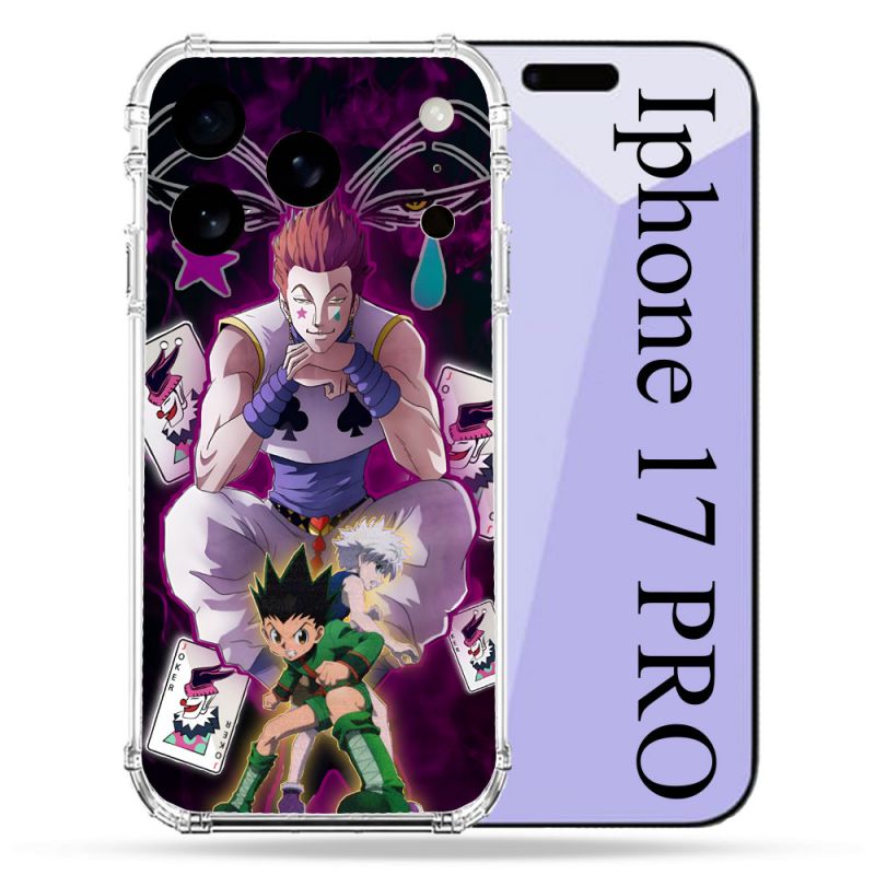 Coque Renforcée Pour Iphone 17 Pro Manga Hunter X Hunter Hisoka