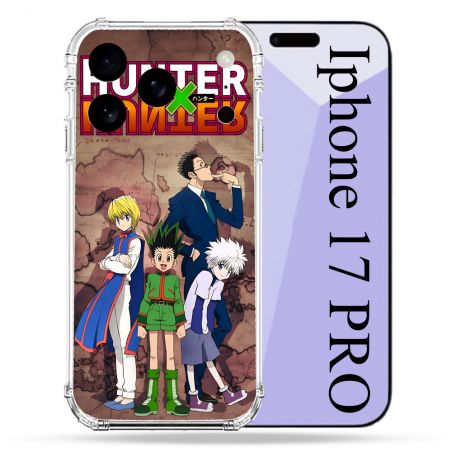 Coque Renforcée Pour Iphone 17 Pro Manga Hunter X Hunter Vintage