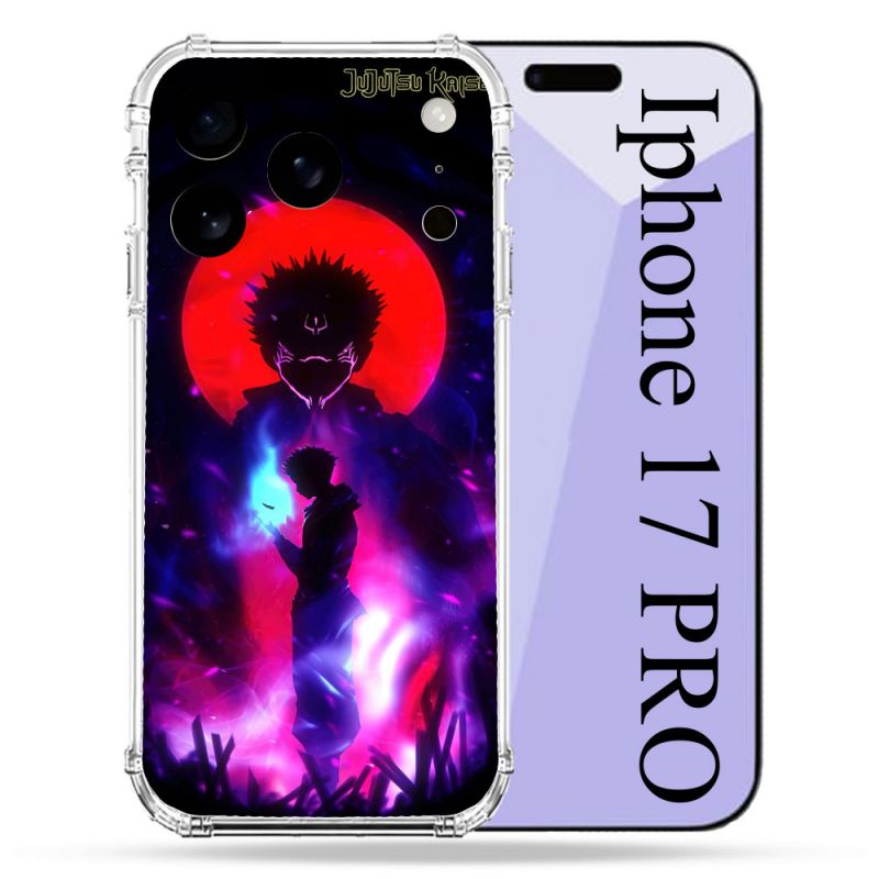 Coque Renforcée Pour Iphone 17 Pro Manga Jujutsu Kaisen Itadori Sukuna
