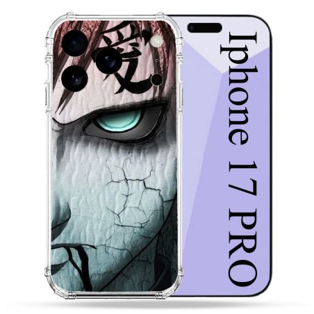 Coque Renforcée Pour Iphone 17 Pro Manga Naruto Gaara