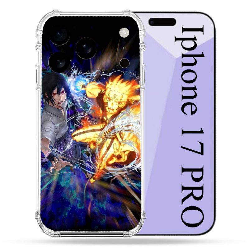 Coque Renforcée Pour Iphone 17 Pro Manga Naruto VS