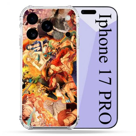Coque Renforcée Pour Iphone 17 Pro Manga One Piece Nakama