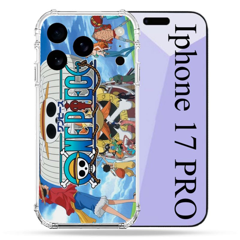 Coque Renforcée Pour Iphone 17 Pro Manga One Piece Sunny