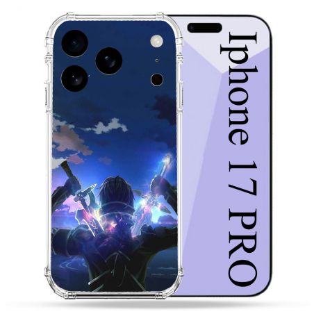 Coque Renforcée Pour Iphone 17 Pro Manga SAO sword Art Online Epee