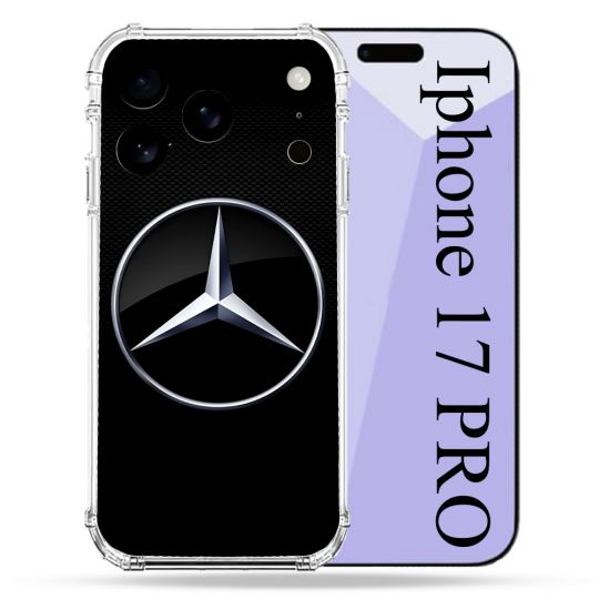 Coque Renforcée Pour Iphone 17 Pro Mercedes Carbone