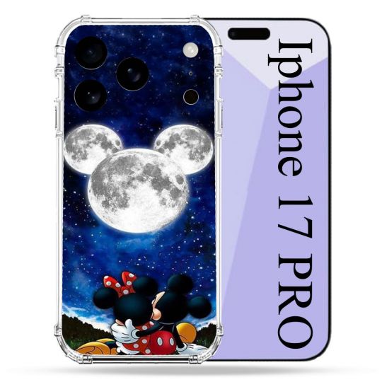 Coque Renforcée Pour Iphone 17 Pro Mickey Minnie