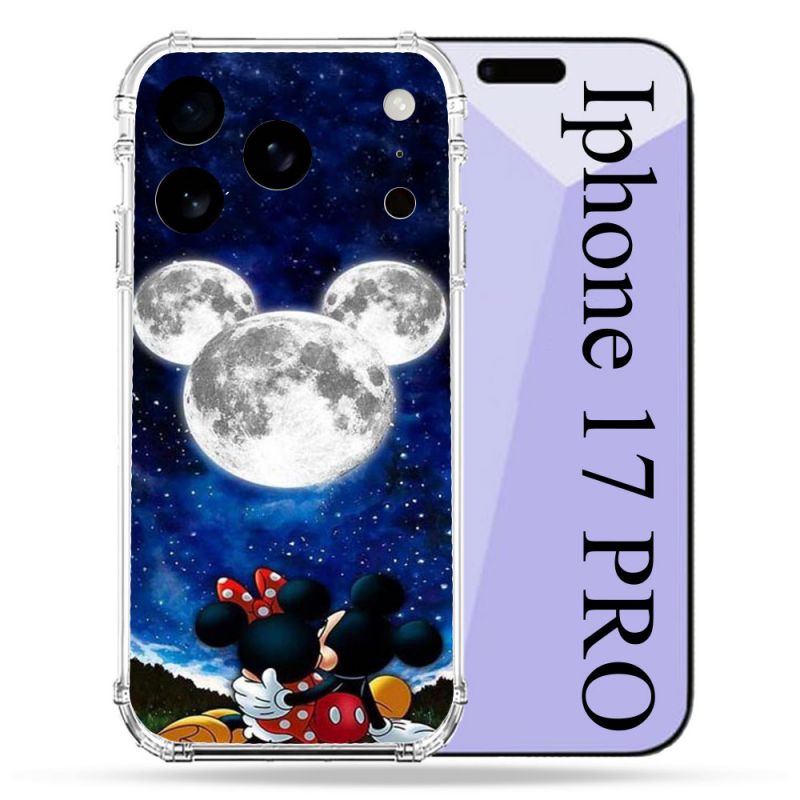 Coque Renforcée Pour Iphone 17 Pro Mickey Minnie