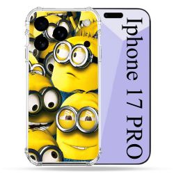 Coque Renforcée Pour Iphone 17 Pro Minions Groupe