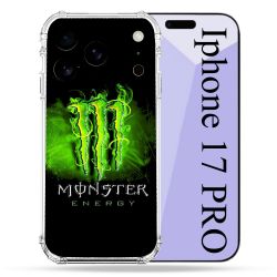 Coque Renforcée Pour Iphone 17 Pro Monster Energy Vert