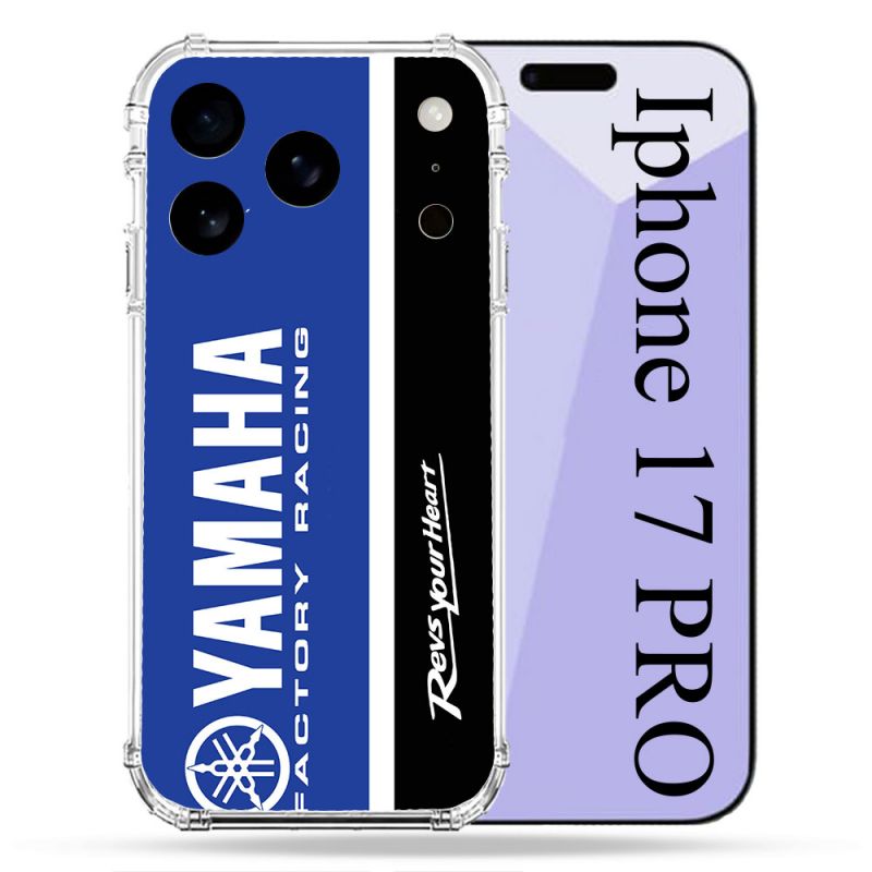 Coque Renforcée Pour Iphone 17 Pro Moto Yamaha