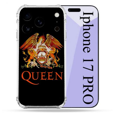 Coque Renforcée Pour Iphone 17 Pro Musique Rock Queen