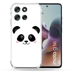 Coque Renforcée Pour Motorola G56 5G Animal Panda Blanc